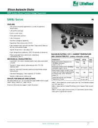 Datasheet SMBJ10A manufacturer Littelfuse